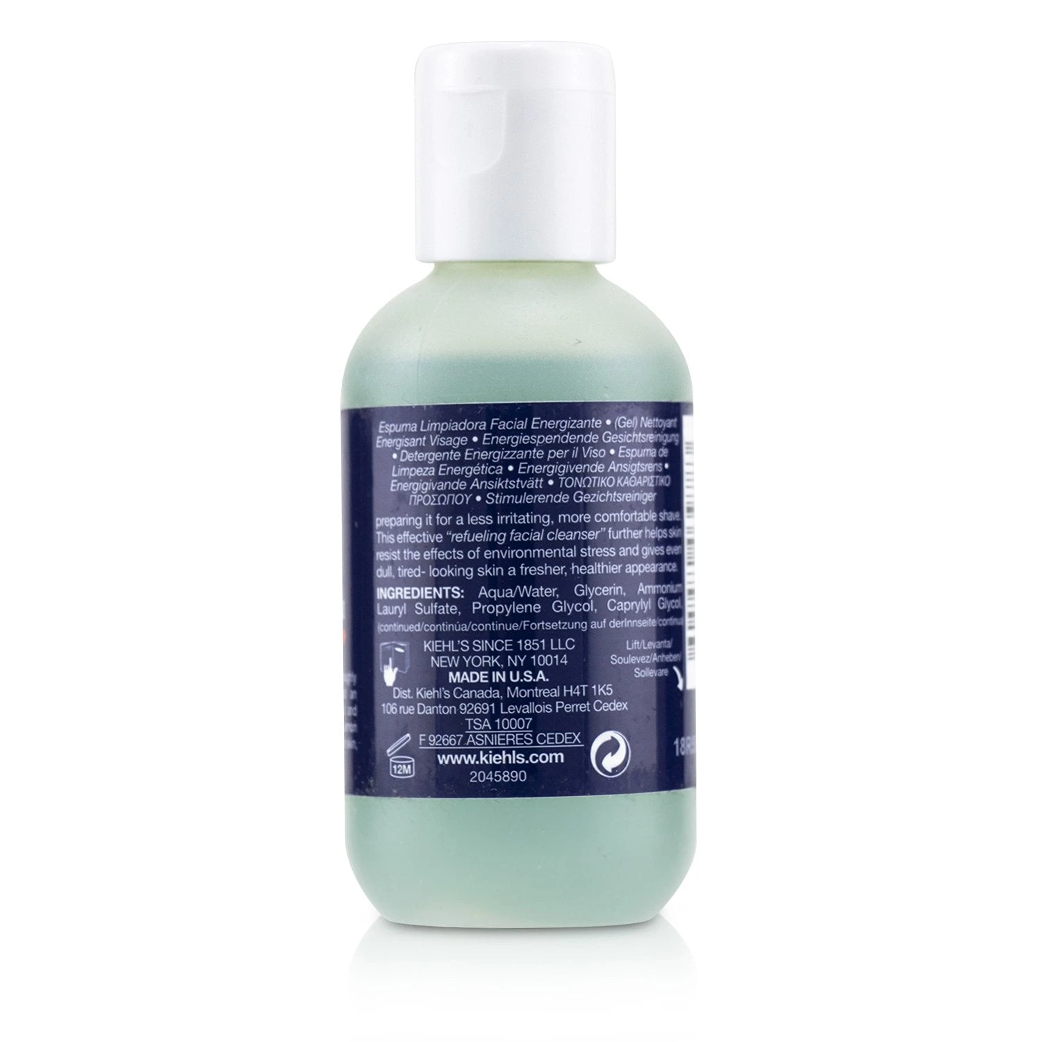 Kiehl's Facial Fuel Energizing Face Wash Gel Cleanser 250ml/8.4oz 5 Kiehl's Facial Fuel Energizing Face Wash Gel Cleanser 250ml/8.4oz - Image 3