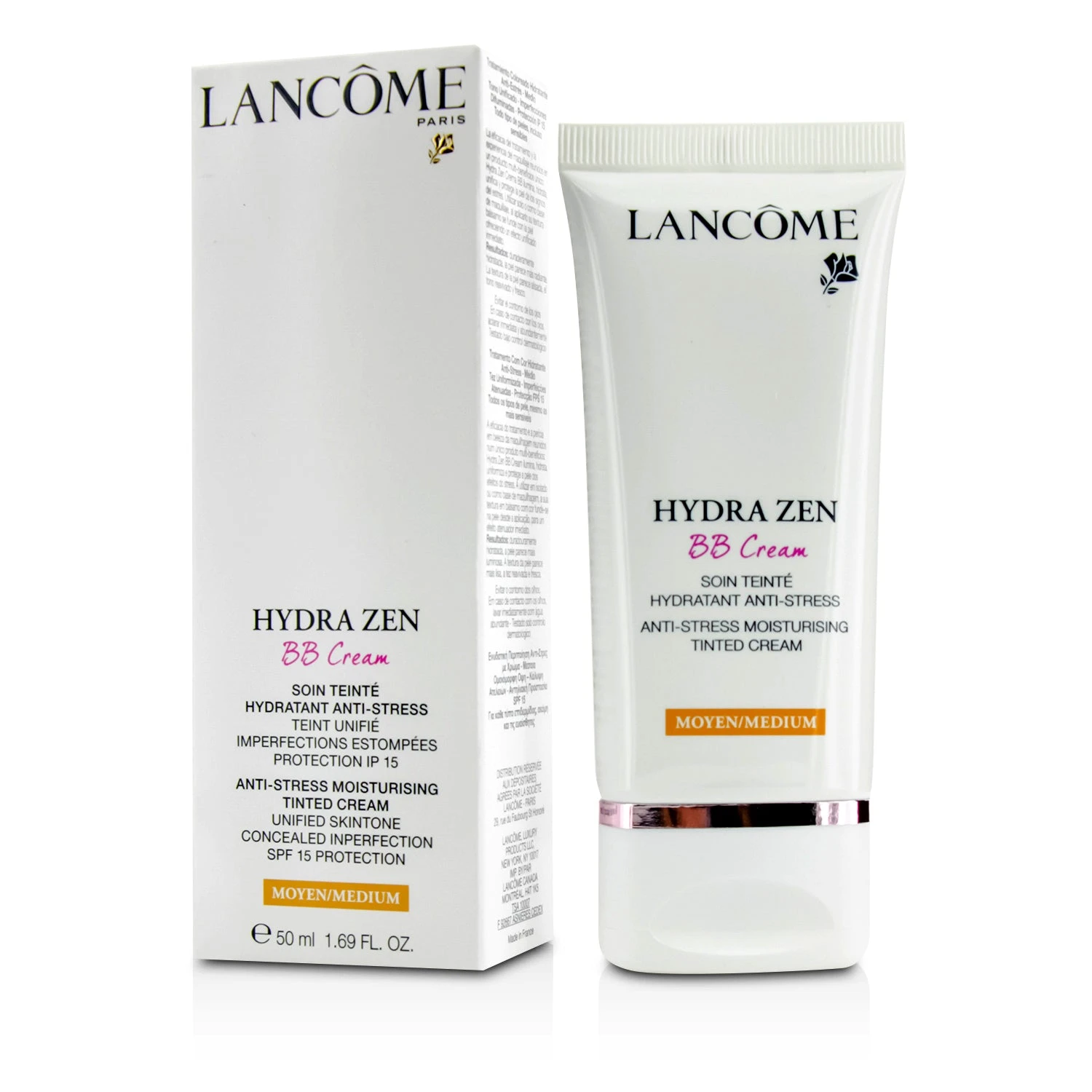 Lancome Hydra Zen (BB Cream) Anti-Stress Moisturising Tinted Cream SPF15 - #Medium 50ml/1.69oz 3 Lancome Hydra Zen (BB Cream) Anti-Stress Moisturising Tinted Cream SPF15 - #Medium 50ml/1.69oz