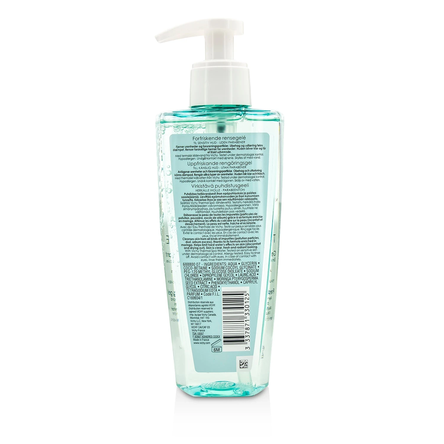 Vichy Purete Thermale Fresh Cleansing Gel (For Sensitive Skin) 200ml/6.7oz 4 Vichy Purete Thermale Fresh Cleansing Gel (For Sensitive Skin) 200ml/6.7oz - Image 2
