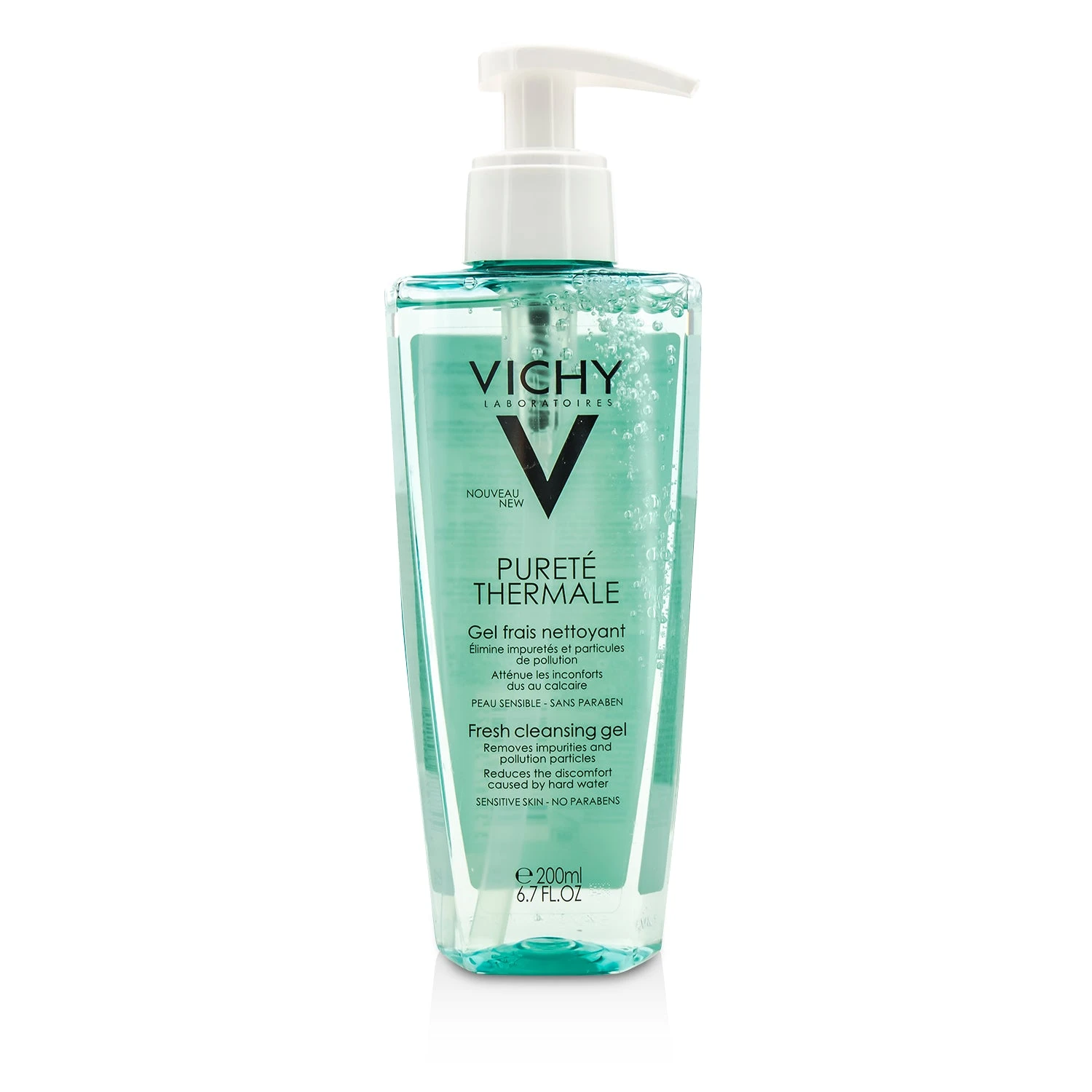 Vichy Purete Thermale Fresh Cleansing Gel (For Sensitive Skin) 200ml/6.7oz 3 Vichy Purete Thermale Fresh Cleansing Gel (For Sensitive Skin) 200ml/6.7oz