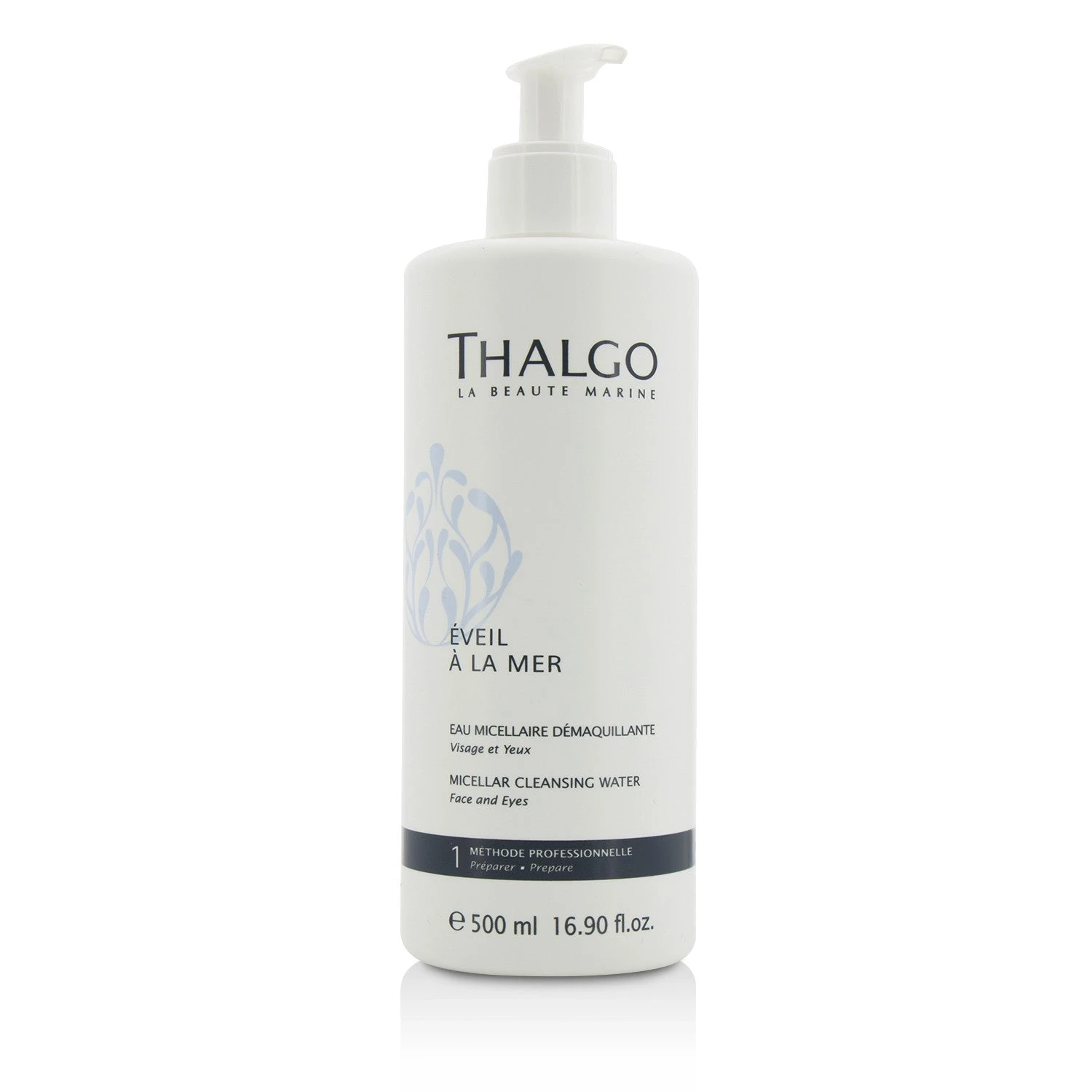 Thalgo Eveil A La Mer Micellar Cleansing Water (Face & Eyes) - For All Skin Types, Even Sensitive Skin (Salon Size) 500ml/16.9oz 3 Thalgo Eveil A La Mer Micellar Cleansing Water (Face & Eyes) - For All Skin Types, Even Sensitive Skin (Salon Size) 500ml/16.9oz