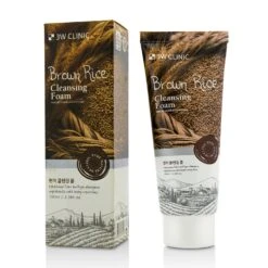 3W Clinic Cleansing Foam - Brown Rice 100ml/3.38oz