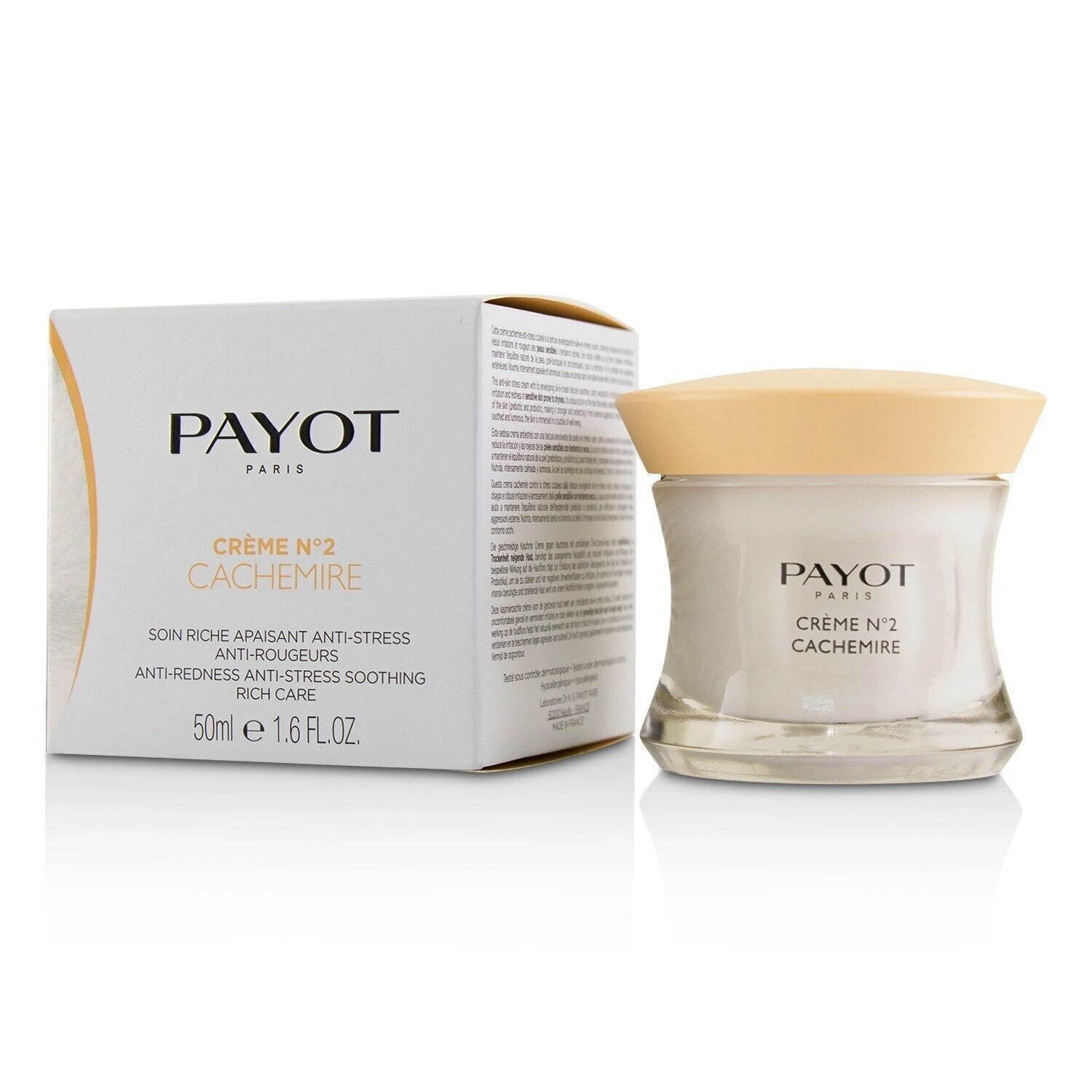 Payot Creme N°2 Cachemire Anti-Redness Anti-Stress Soothing Rich Care 50ml/1.6oz 3 Payot Creme N°2 Cachemire Anti-Redness Anti-Stress Soothing Rich Care 50ml/1.6oz