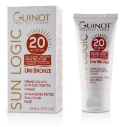 Guinot Sun Logic Uni Bronze Anti-Ageing Tinted Sun Cream For Face SPF 20 50ml/1.4oz