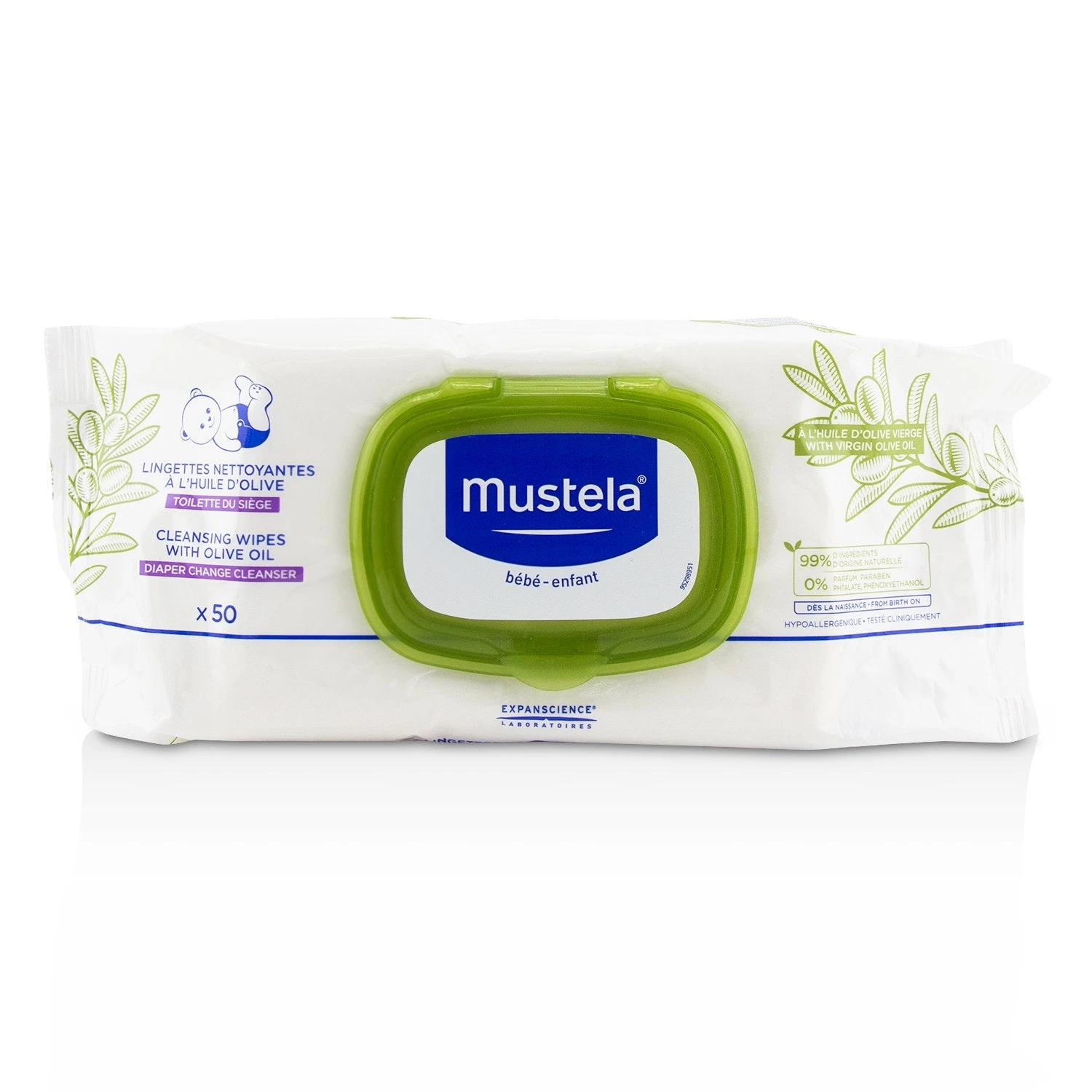Mustela Stelatopia Replenishing Cleansing Wipes - For Face, Hands & Body 50wipes 3 Mustela Stelatopia Replenishing Cleansing Wipes - For Face, Hands & Body 50wipes