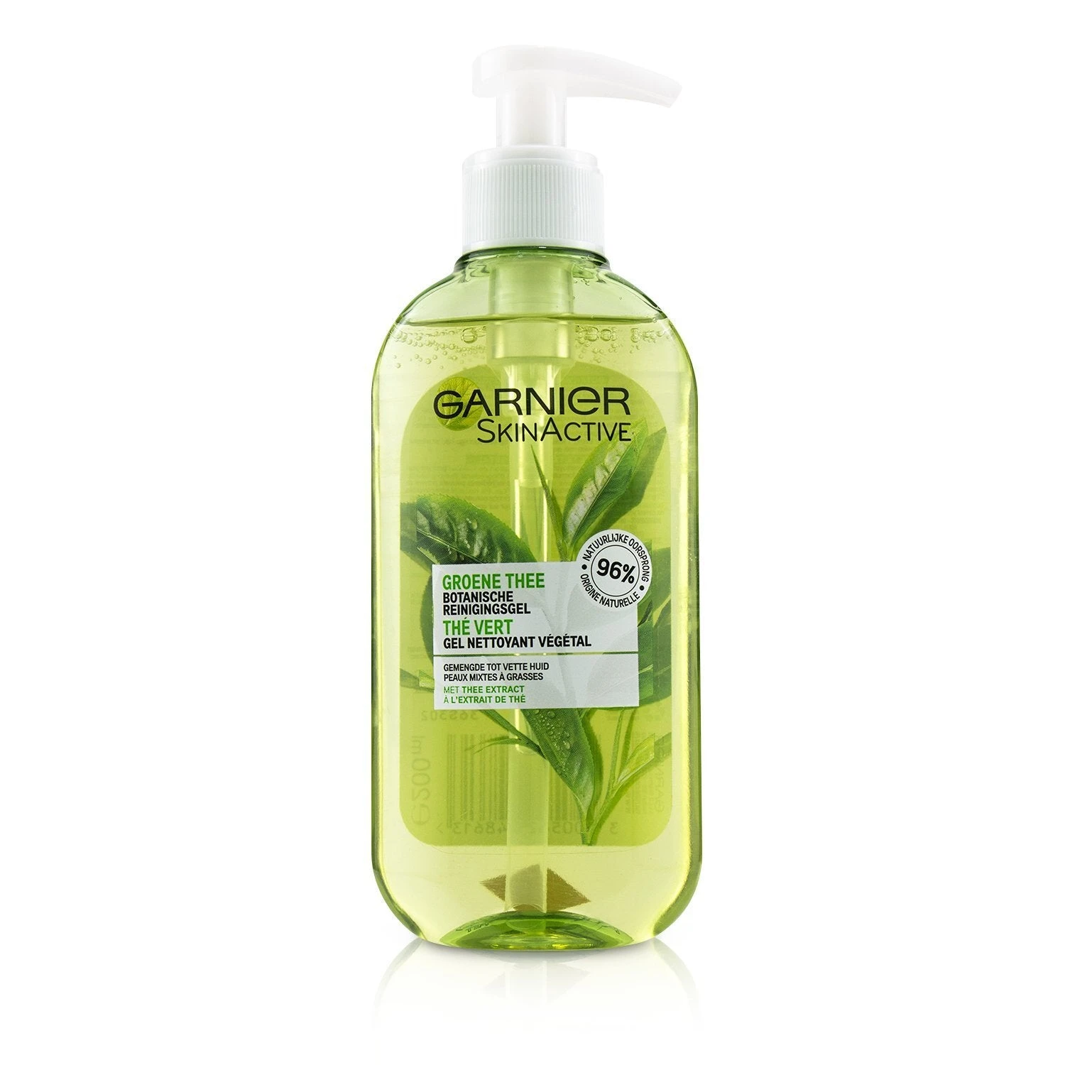 Garnier SkinActive Botanical Cleansing Gel - Green Tea (For Combination To Oily Skin) 200ml/6.7oz 3 Garnier SkinActive Botanical Cleansing Gel - Green Tea (For Combination To Oily Skin) 200ml/6.7oz