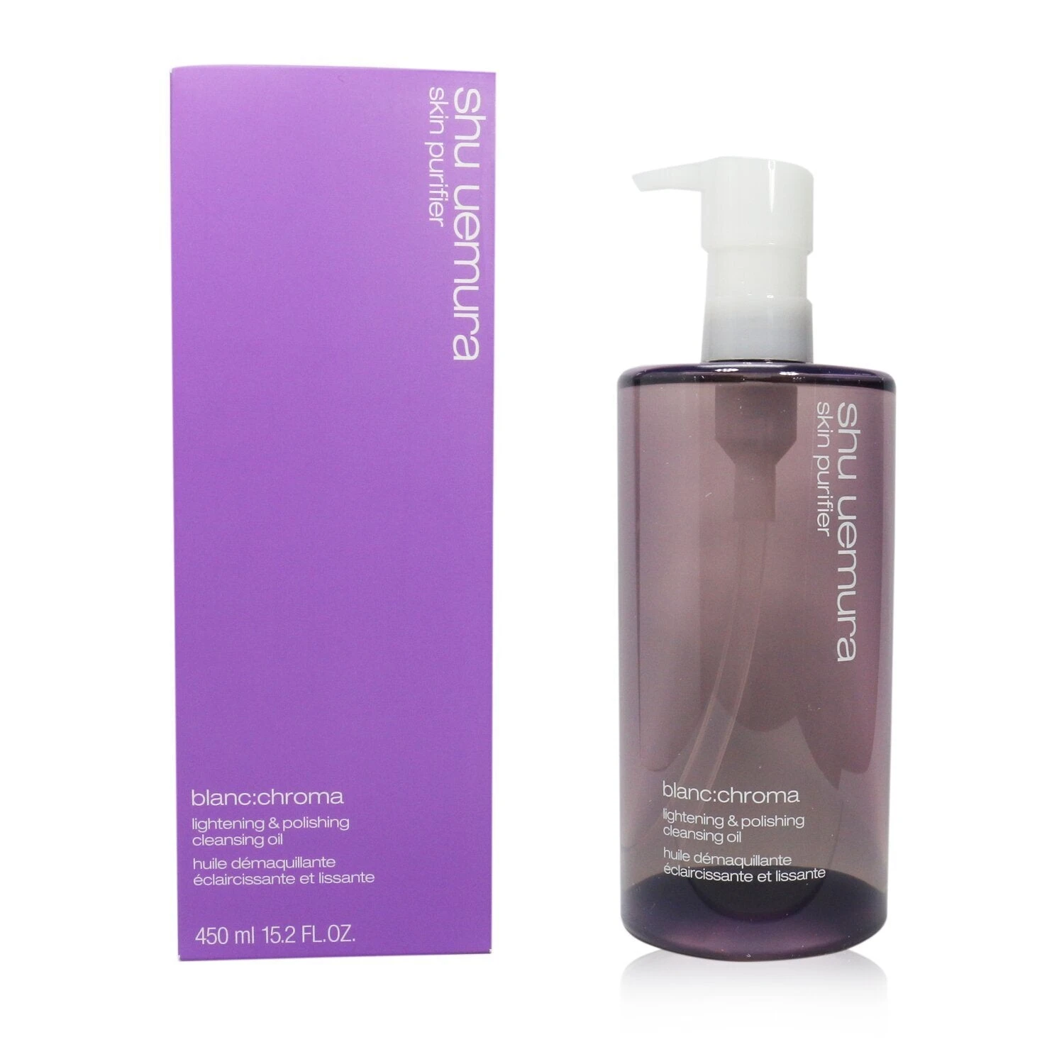 Shu Uemura Blanc:Chroma Lightening & Polishing Cleansing Oil 450ml/15.2oz 4 Shu Uemura Blanc:Chroma Lightening & Polishing Cleansing Oil 450ml/15.2oz - Image 2