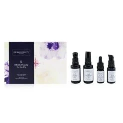 Edible Beauty & Edible Beauty On The Fly Travel Mini Kit: Cleansing Milk 15ml+ Toner Mist 30ml+ Ageless Serum 10ml+ Hydrating Lotion 15ml 4pcs