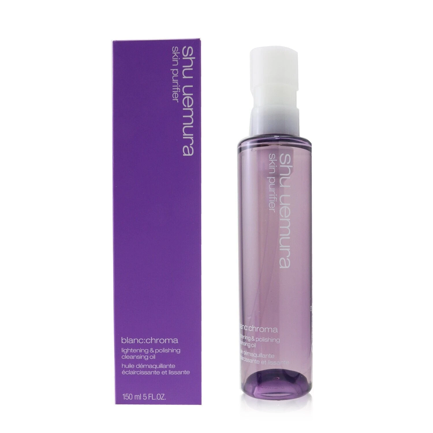 Shu Uemura Blanc:Chroma Lightening & Polishing Cleansing Oil 450ml/15.2oz 6 Shu Uemura Blanc:Chroma Lightening & Polishing Cleansing Oil 450ml/15.2oz - Image 4