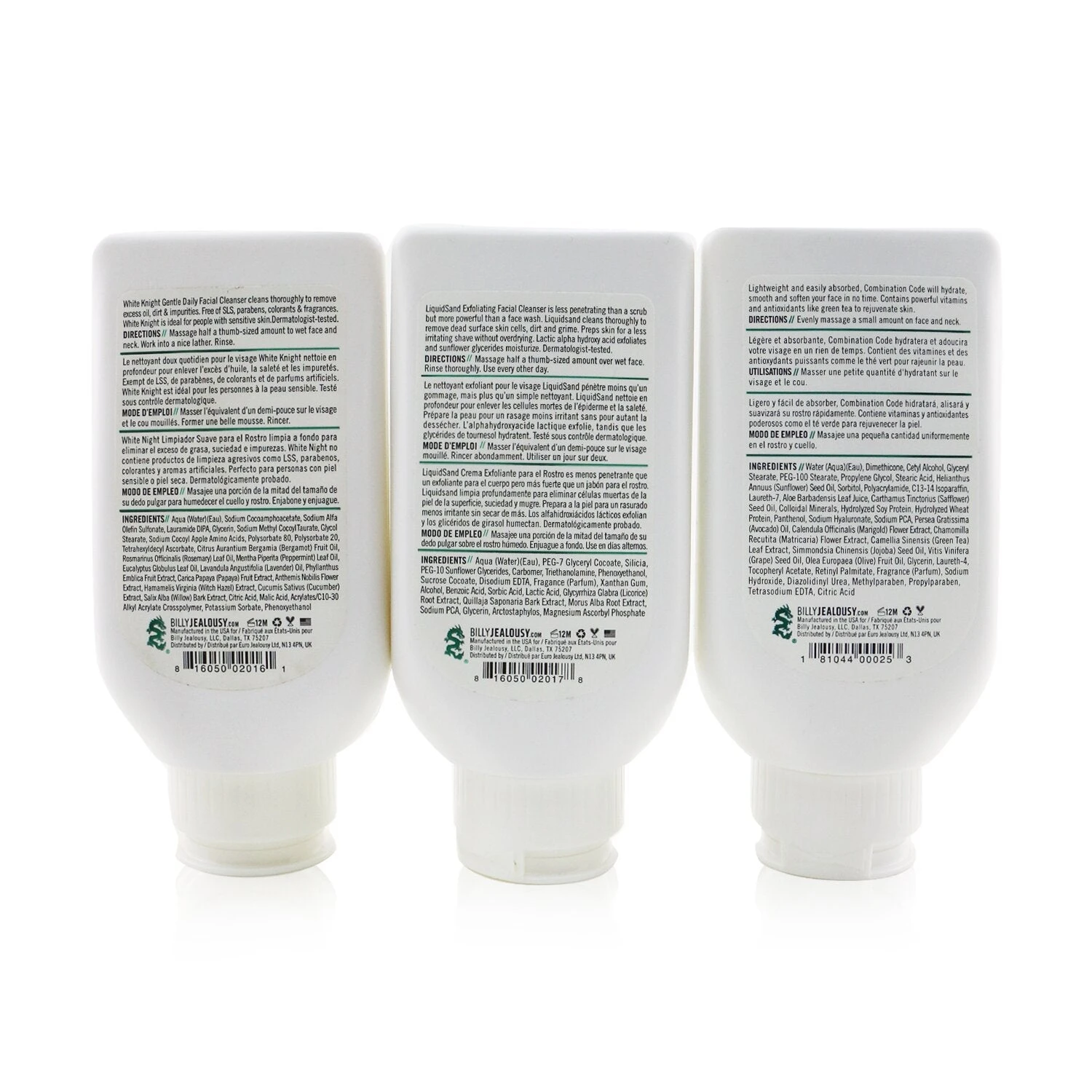 Billy Jealousy Face3Some Kit: Face Moisturizer 88ml + Exfoliating Facial Cleanser 88ml + Gentle Daily Facial Cleanser 88ml 3pcs 8 Billy Jealousy Face3Some Kit: Face Moisturizer 88ml + Exfoliating Facial Cleanser 88ml + Gentle Daily Facial Cleanser 88ml 3pcs - Image 6