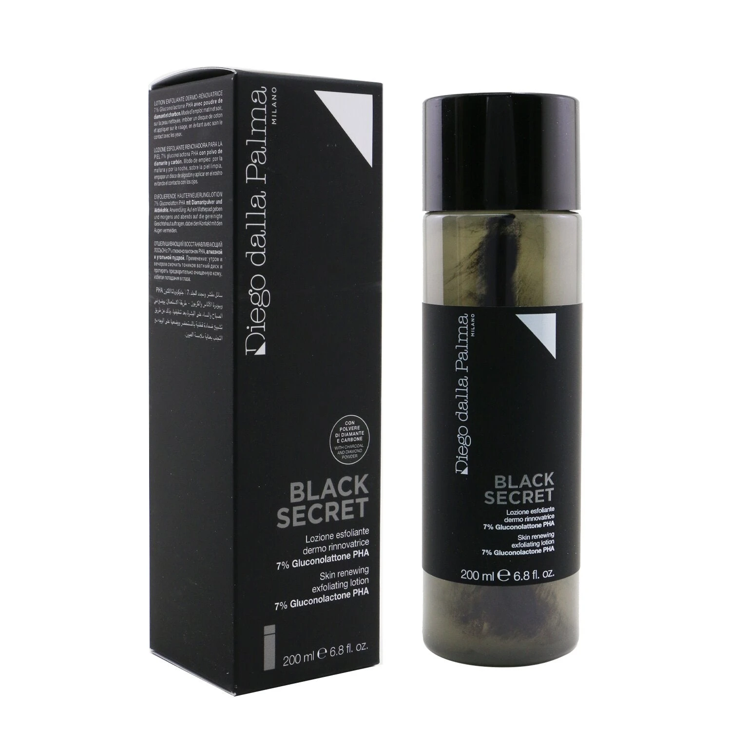 Diego Dalla Palma Milano Black Secret Skin Renewing Exfoliating Lotion 200ml/6.8oz 4 Diego Dalla Palma Milano Black Secret Skin Renewing Exfoliating Lotion 200ml/6.8oz - Image 2