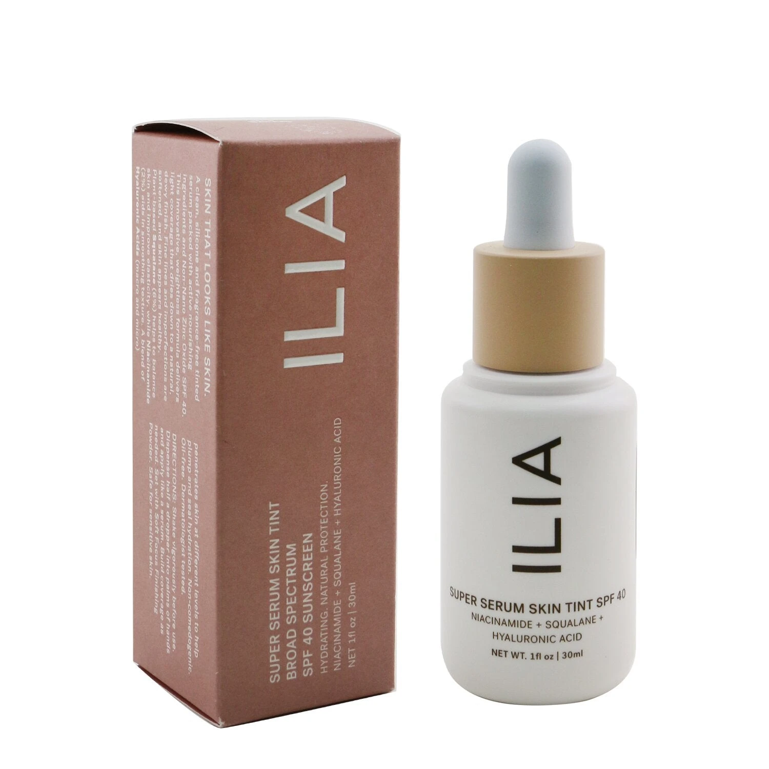 ILIA Super Serum Skin Tint SPF 40 - # ST3 Balos (Very Light With Neutral Cool Undertones) 30ml/1oz 10 ILIA Super Serum Skin Tint SPF 40 - # ST3 Balos (Very Light With Neutral Cool Undertones) 30ml/1oz - Image 8