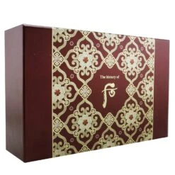 Whoo (The History Of Whoo) Jinyulhyang Essential Revitalizing Set: Balancer (150ml+20ml) + Emulsion (110ml+20ml) + Cream 30ml + Cleansing Foam 13ml + Mi Luxury Lip Rouge - # No.25 Rosy Coral 7pcs -Clari Beauty Shop 26638551314 2