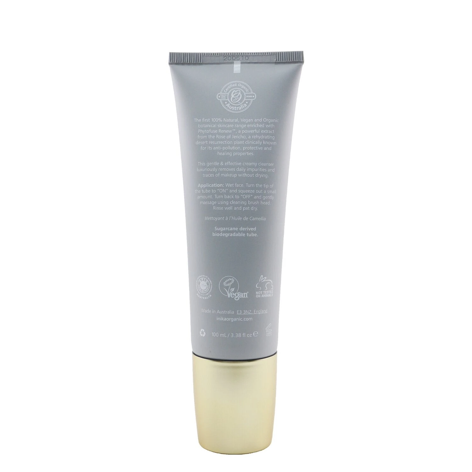 INIKA Organic Phytofuse Renew Camellia Oil Cleanser 100ml/3.3oz 5 INIKA Organic Phytofuse Renew Camellia Oil Cleanser 100ml/3.3oz - Image 3