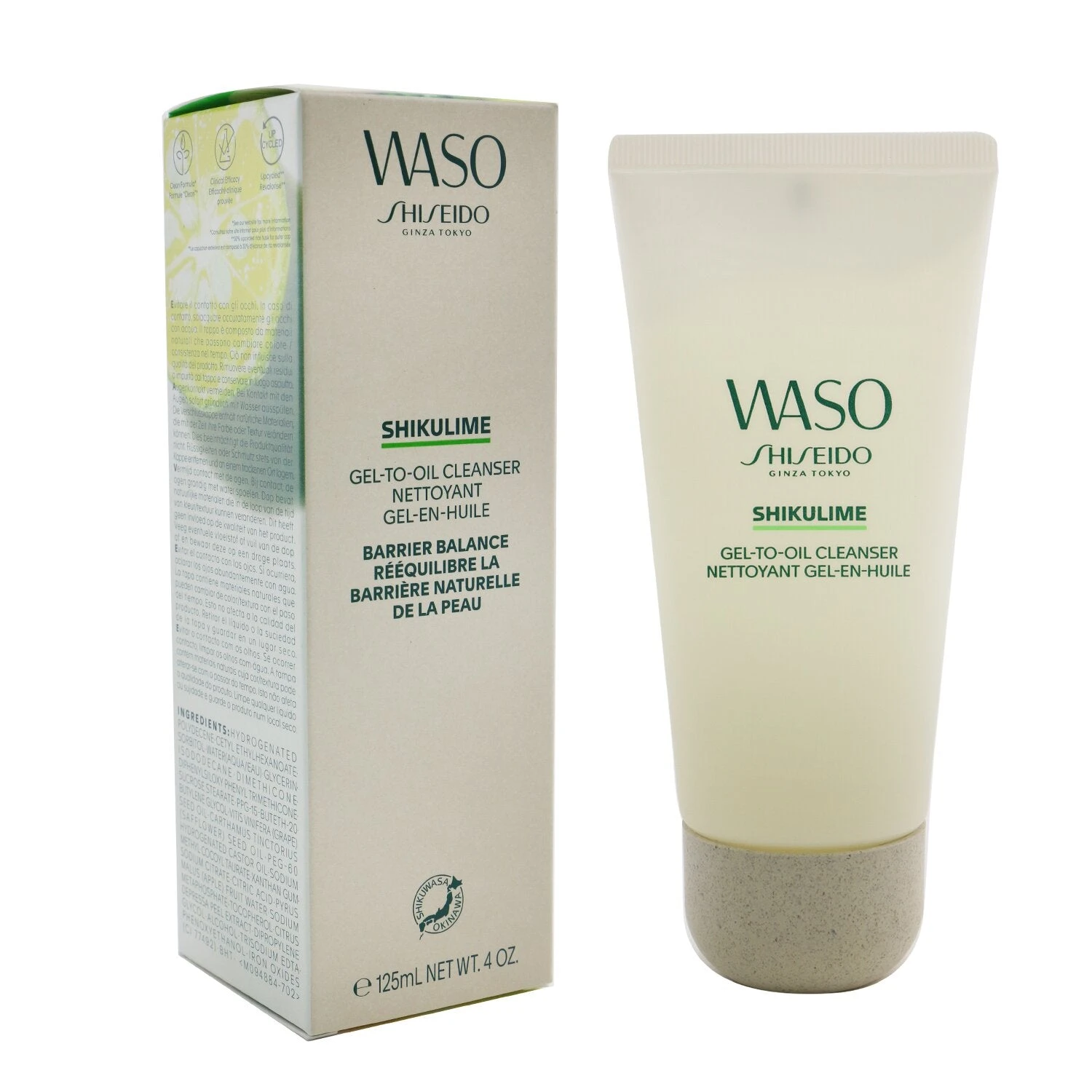 Shiseido Waso Shikulime Gel-To-Oil Cleanser 125ml/4oz 4 Shiseido Waso Shikulime Gel-To-Oil Cleanser 125ml/4oz - Image 2