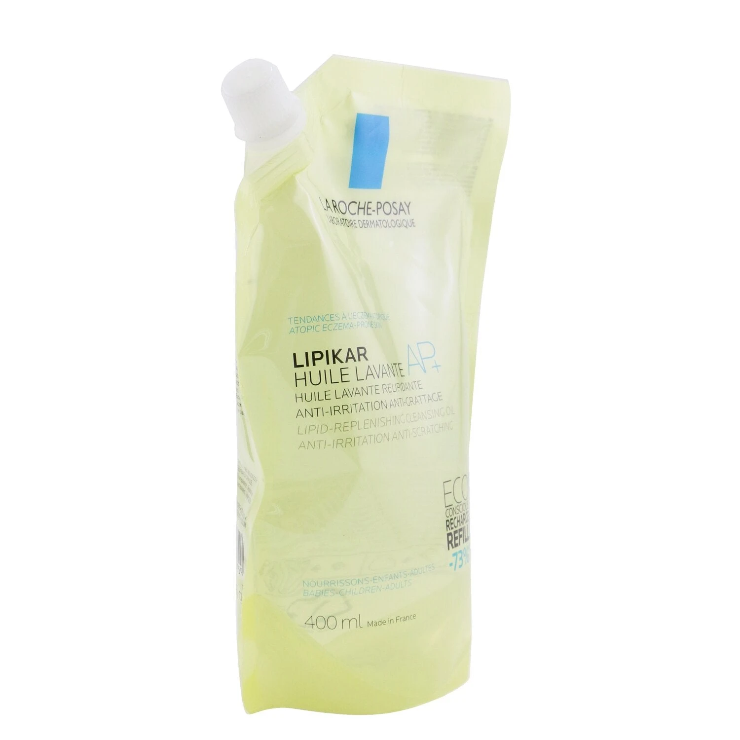LA ROCHE-POSAY La Roche Posay Lipikar AP+ Anti-Irritation Cleansing Oil Eco-Refill 400ml/13.3oz 4 LA ROCHE-POSAY La Roche Posay Lipikar AP+ Anti-Irritation Cleansing Oil Eco-Refill 400ml/13.3oz - Image 2