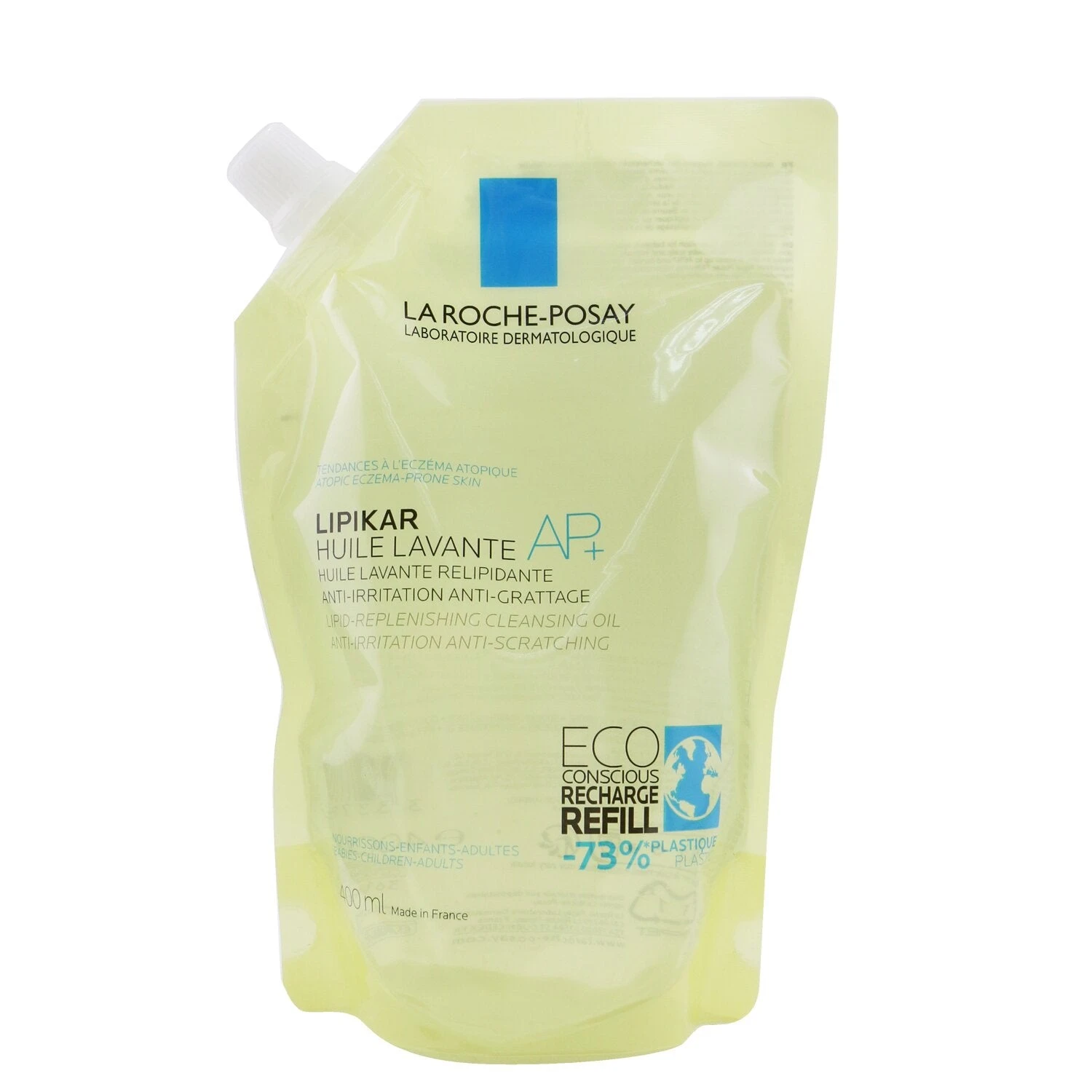 LA ROCHE-POSAY La Roche Posay Lipikar AP+ Anti-Irritation Cleansing Oil Eco-Refill 400ml/13.3oz 3 LA ROCHE-POSAY La Roche Posay Lipikar AP+ Anti-Irritation Cleansing Oil Eco-Refill 400ml/13.3oz