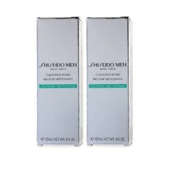 Shiseido Men Cleansing Foam Duo Pack 2x125ml/4.2oz 7 Shiseido Men Cleansing Foam Duo Pack 2x125ml/4.2oz -Clari Beauty Shop 27289281455 2
