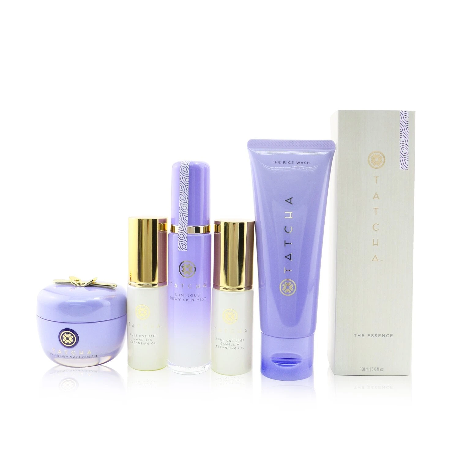 Tatcha CNY Limited Edition Set: The Essence 150ml + Dewy Cream 50ml + Rice Wash 120ml + Dewy Mist 40ml + Cleansing Oil 2x25ml 6pcs 3 Tatcha CNY Limited Edition Set: The Essence 150ml + Dewy Cream 50ml + Rice Wash 120ml + Dewy Mist 40ml + Cleansing Oil 2x25ml 6pcs
