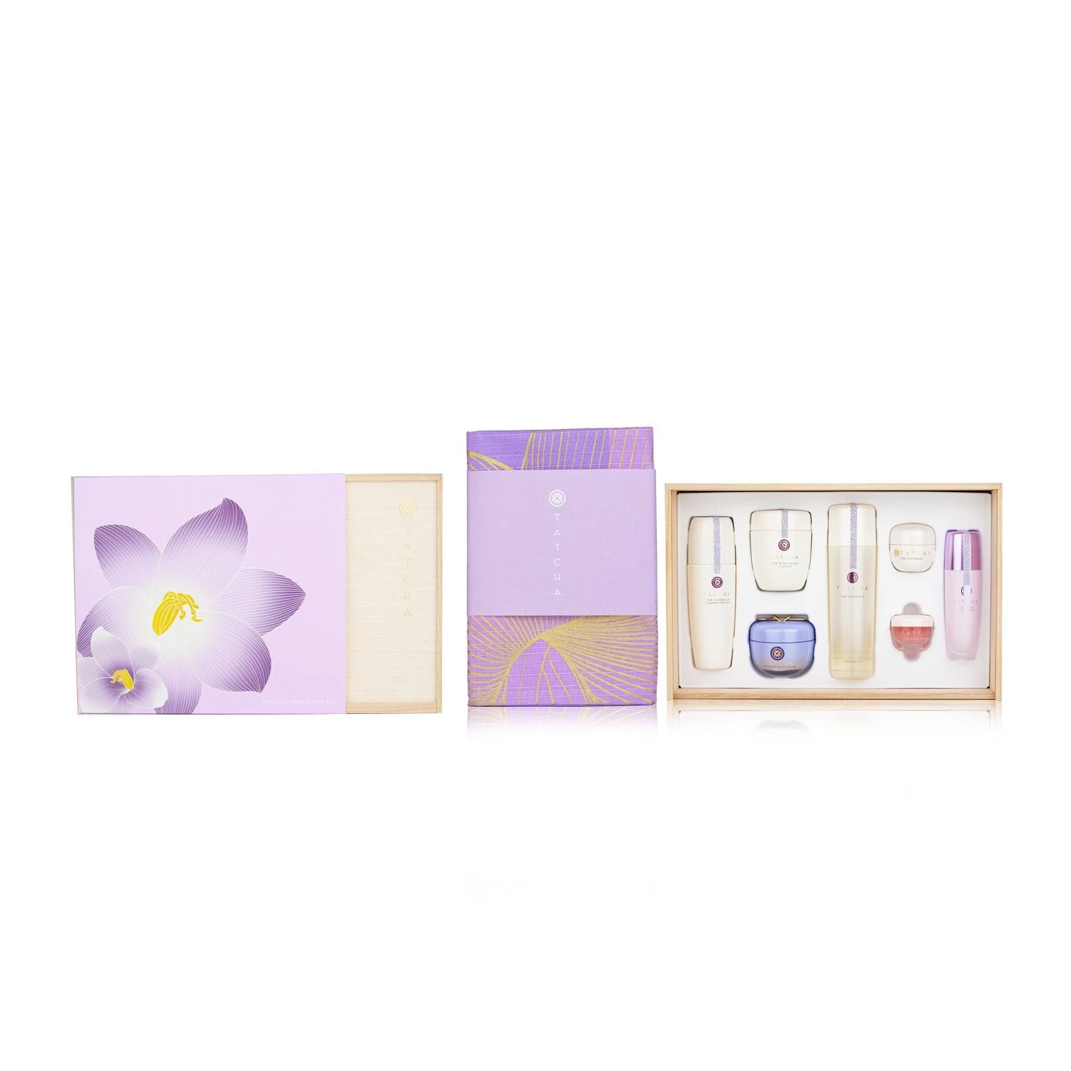 Tatcha Special Edition Luxury Kiri Set: The Camellia Cleansing Oil, The Rice Polish, The Essence, The Dewy Skin Cream, The Silk Peony, The Kissu Lip Mask, The Liquid Silk Canvas 5pcs 4 Tatcha Special Edition Luxury Kiri Set: The Camellia Cleansing Oil, The Rice Polish, The Essence, The Dewy Skin Cream, The Silk Peony, The Kissu Lip Mask, The Liquid Silk Canvas 5pcs - Image 2