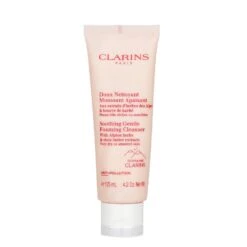 Clarins Soothing Gentle Foaming Cleanser With Alpine Herbs & Shea Butter Extracts - Very Dry Or Sensitive Skin 125ml/4.2oz