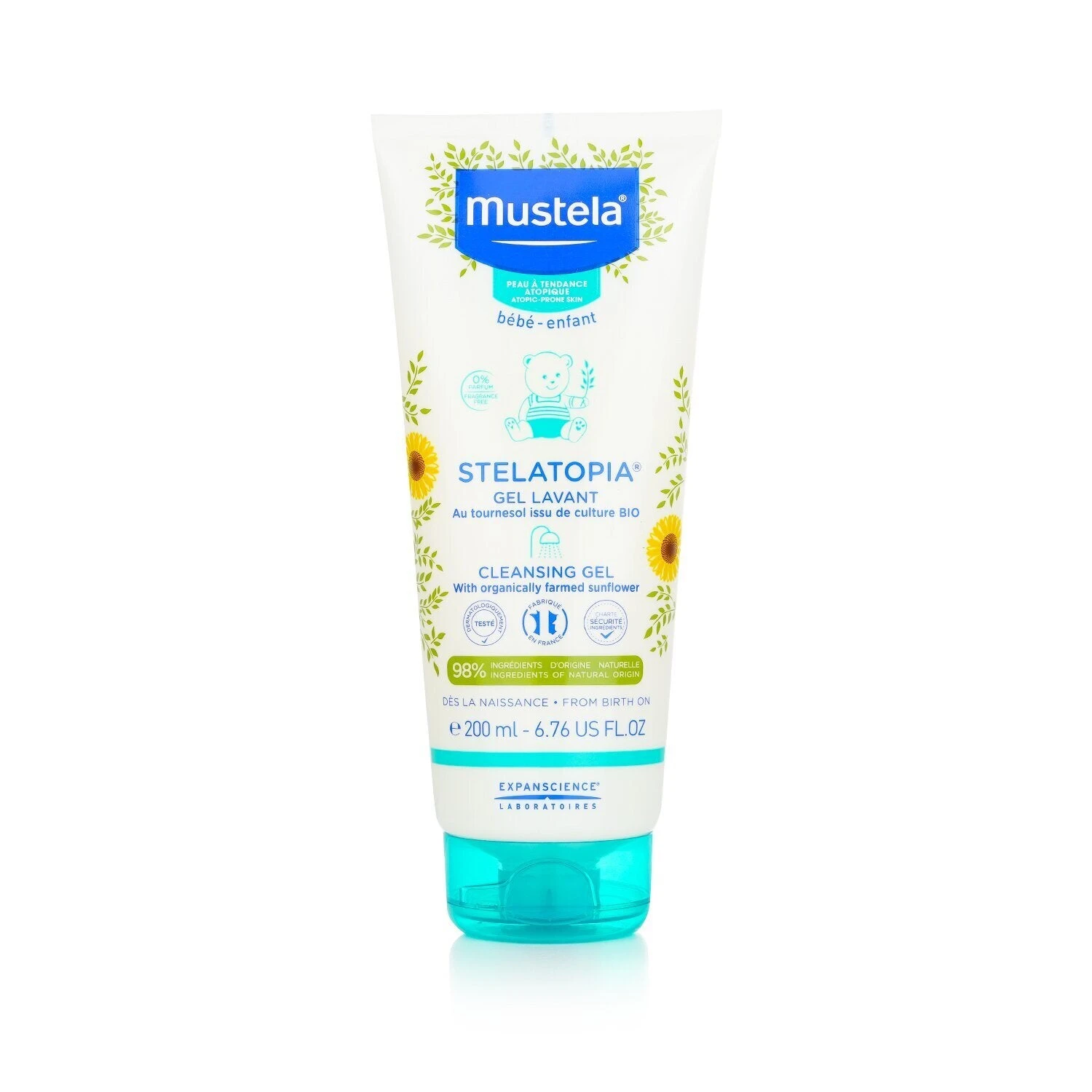 Mustela Stelatopia Cleansing Gel - For Atopic Prone Skin (Exp. Date: 06/2023) 200ml/6.76oz 3 Mustela Stelatopia Cleansing Gel - For Atopic Prone Skin (Exp. Date: 06/2023) 200ml/6.76oz