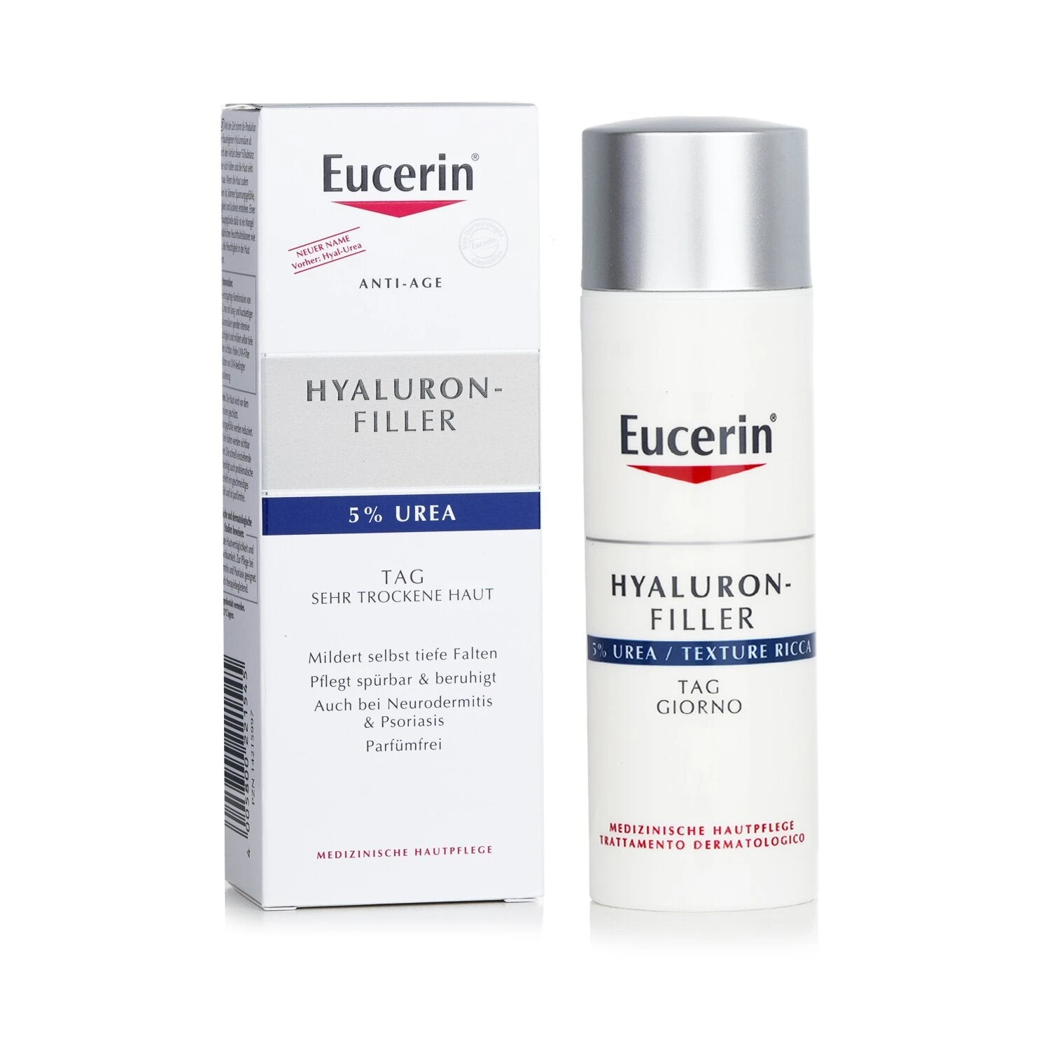 Eucerin Anti Age Hyaluron Filler + 5% Urea Day Cream 50ml 4 Eucerin Anti Age Hyaluron Filler + 5% Urea Day Cream 50ml - Image 2