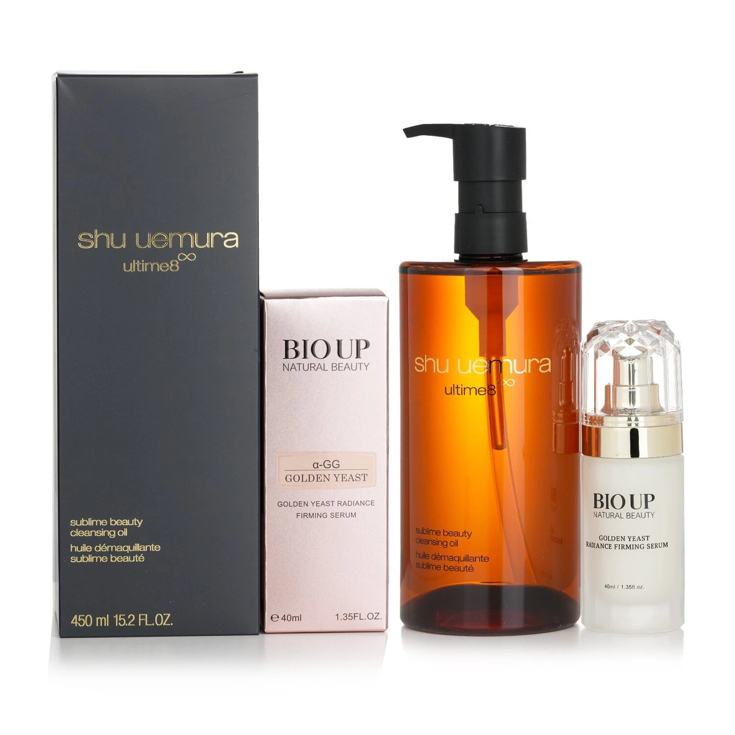 Shu Uemura Ultime8 Sublime Beauty Cleansing Oil 450ml (Free: Natural Beauty BIO UP Firming Serum 40ml) 2pcs 4 Shu Uemura Ultime8 Sublime Beauty Cleansing Oil 450ml (Free: Natural Beauty BIO UP Firming Serum 40ml) 2pcs - Image 2