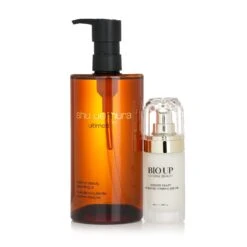 Shu Uemura Ultime8 Sublime Beauty Cleansing Oil 450ml (Free: Natural Beauty BIO UP Firming Serum 40ml) 2pcs