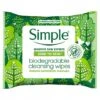 Simple Kind To Skin Biodegradable Cleansing Wipes 25 Pack -Clari Beauty Shop 8717163687611
