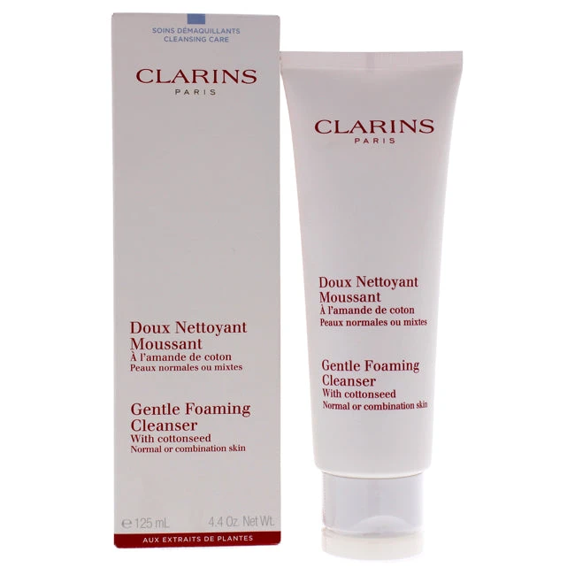 Clarins Gentle Foaming Cleanser With Cottonseed (Normal / Combination Skin By Clarins For Unisex - 4.4 Oz Foaming Cleanser 3 Clarins Gentle Foaming Cleanser With Cottonseed (Normal / Combination Skin By Clarins For Unisex - 4.4 Oz Foaming Cleanser