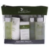 Villa Floriani Face And Body Travel Kit By Villa Floriani For Women - 5 Pc 3.4oz Cucumber Cleansing GEL, 1.69oz Cucumber Toner, 0.68oz Chamomile Calming Day Lotion SPF20, 2.53 Ultra Hydrating Cucumber Body Cream, 1.69oz Olive Oil Satin Body Spray -Clari Beauty Shop I0109333larger