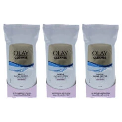 Olay Wet Cleansing Cloths Normal By Olay For Women - 30 Pc Cloths - Pack Of 3
