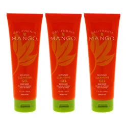 California Mango Mango Cleansing Gel Body Wash By California Mango For Unisex - 9 Oz Body Wash - Pack Of 3