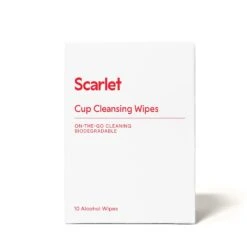 Scarlet On-The-Go Cup Cleansing Wipes
